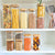 Square Bamboo Glass Pantry Storage Containers – 12 Pack