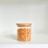 Bamboo Glass Jars Large Pantry Container Set - 24 Pack