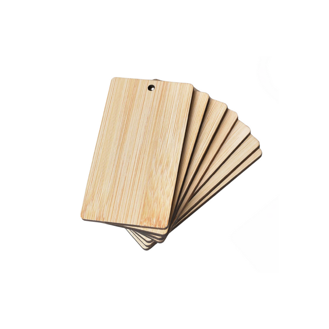 Swing Bamboo Storage Tags – 6 Pack (Without Label) for versatile kitchen and pantry organisation, ideal for drawer organisers.