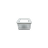White Airtight Container with Side Clips and Transparent Lid – 400ML