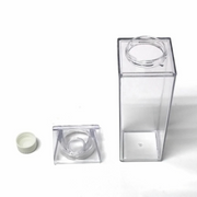Clear Drink Container – 2 Liter with open lid, suitable for kitchen or pantry storage