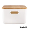 Plastic & Bamboo Storage Containers – Multi-Purpose Organisers