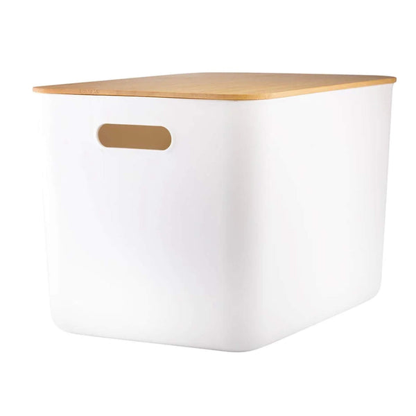 Plastic & Bamboo Storage Containers – Multi-Purpose Organisers