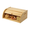 Bamboo Rolltop Bread Box Bin 40cm