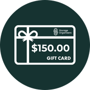 Storage Organisers Gift Card for purchasing stylish kitchen, pantry, and under sink storage solutions.
