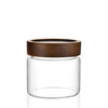 135ml glass jar with acacia lid for pantry storage, perfect for home organisation and kitchen storage solutions.