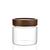 135ml glass jar with acacia lid for pantry storage, perfect for home organisation and kitchen storage solutions.