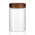 900ml Acacia Screw-On Glass Pantry Jar