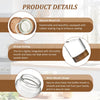 Acacia Screw On Spice Glass Jar - 135ml