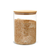 3200ml glass pantry jar with bamboo lid, ideal for kitchen storage and organisation. Stylish, clear container for home, bathroom, or laundry use.