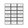 Fridge & Freezer Organisation Stickers - 36 Label Pack 1