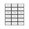 Fridge & Freezer Organisation Stickers - 36 Label Pack 2