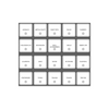 Toyroom Organisation Stickers - 36 Pack - Square 1