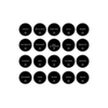 Toyroom Organisation Stickers - 36 Pack - Round 1