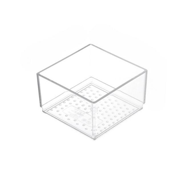 Small Clear Drawer Organisers for efficient kitchen storage, perfect for pantry organisation and under sink storage. Transparent design