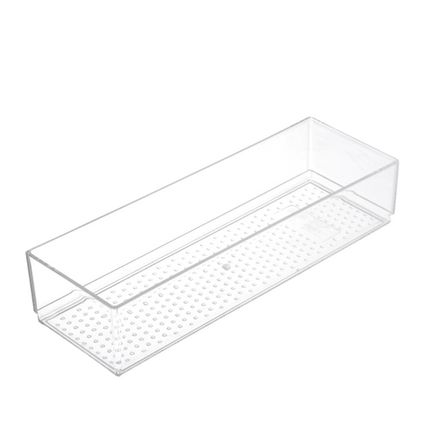 Large Clear Drawer Organisers for efficient kitchen pantry storage, ideal for sorting utensils or spices in drawers.