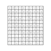 Square Herb & Spice Labels – Pack of 110 for efficient pantry organisation, ideal for drawer organisers or kitchen storage.