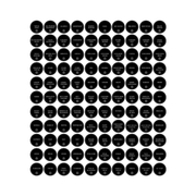 alt_tag: Round Herb & Spice Labels – Pack of 110, perfect for kitchen pantry organisation with storage organisers for glass jars and drawers.
