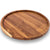 Acacia Wood Round Serving Tray