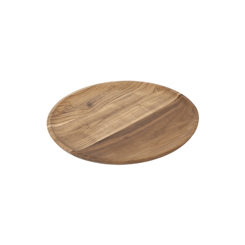 Large Acacia Round Serving Tray – Entertain with Elegance, perfect for pantry organisation and stylish kitchen presentations.