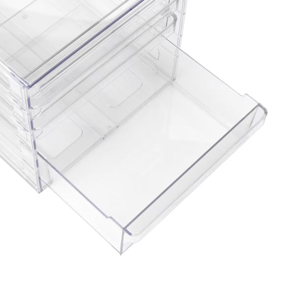Clear 4-Drawer Organiser