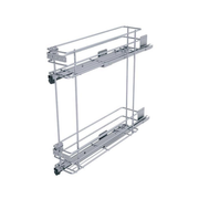 Chrome Pull-Out Basket – 150mm, 200mm & 300mm for efficient kitchen and pantry organisation, ideal under sink storage solution.