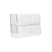 Large Clear Stackable Organiser for efficient kitchen and pantry storage. Ideal for fridge organisers and under sink storage solutions.