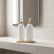 New Home Set Up Pack bathroom storage organisers on a benchtop for efficient space-saving