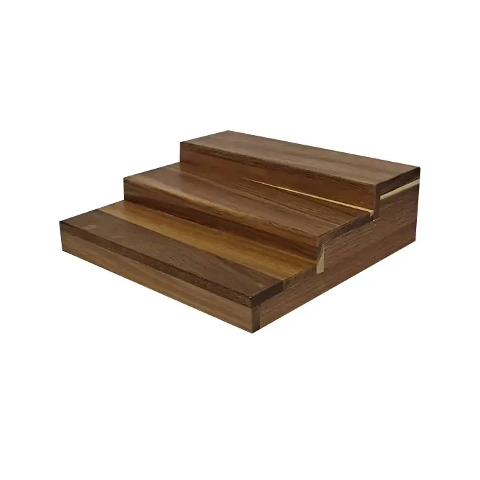 Acacia Wood Spice Rack – 3 Tier for efficient kitchen organisation, perfect for storing spices in the pantry or countertop.