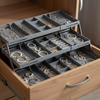 Expandable 3-Tier Drawer Organiser – Adjustable