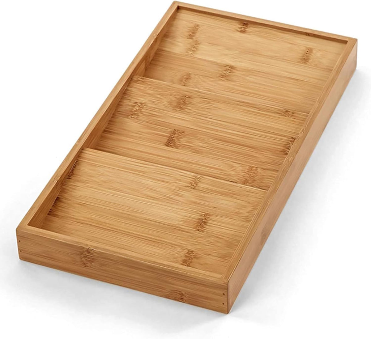 Bamboo Herb & Spice Drawer Organiser – 3 Tier for kitchen storage, ideal for neatly arranging spices in a drawer or pantry.