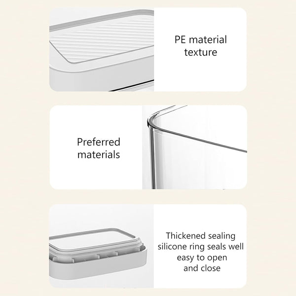 Elegant White Airtight Containers