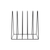 Black Iron File Rack for Desk Organisation