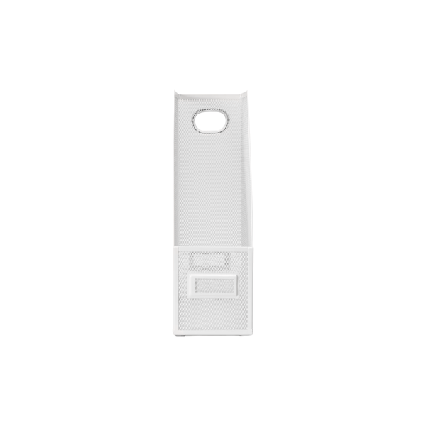 White Metal Magazine File Holder for Organised Storage