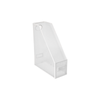 White Metal Magazine File Holder for Organised Storage