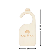 6 Pack Wardrobe Dividers – Natural Plywood for nursery storage, ideal for organising newborn clothes in drawers or wardrobe spaces.