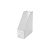 White Metal Magazine File Holder for Organised Storage