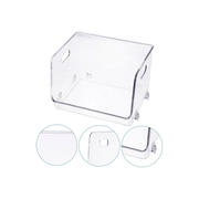 Small Clear Stackable Organiser for under sink storage, perfect for pantry or kitchen organisation. Ideal drawer organisers solution.
