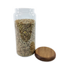 1200ml Acacia lid glass jar for stylish and organised kitchen storage