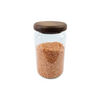 900ml Acacia lid glass jar for stylish and organised kitchen storage