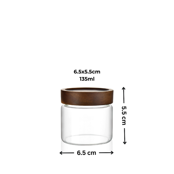 Acacia Screw On Spice Jar – 2 Sizes