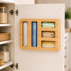 Bamboo Sandwich Bag Organiser – 5 Slot Dispenser