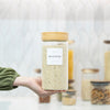 Bamboo Screw On Glass Jar – 5 Sizes