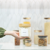 Bamboo Screw On Glass Jar – 5 Sizes