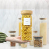 Bamboo Screw On Glass Jar – 5 Sizes