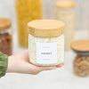 Bamboo Screw On Glass Jar – 5 Sizes