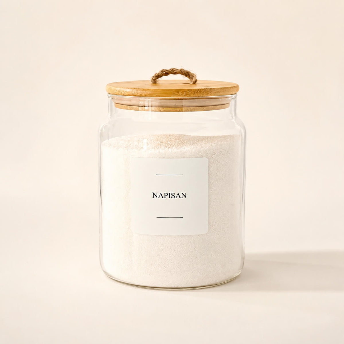 Bamboo & Glass 5 Piece Laundry Pack with Liquid Jar