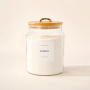 Bamboo & Glass 5 Piece Laundry Pack with Liquid Jar