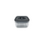 Black 500ml airtight container with twist lock, ideal for pantry or fridge storage.