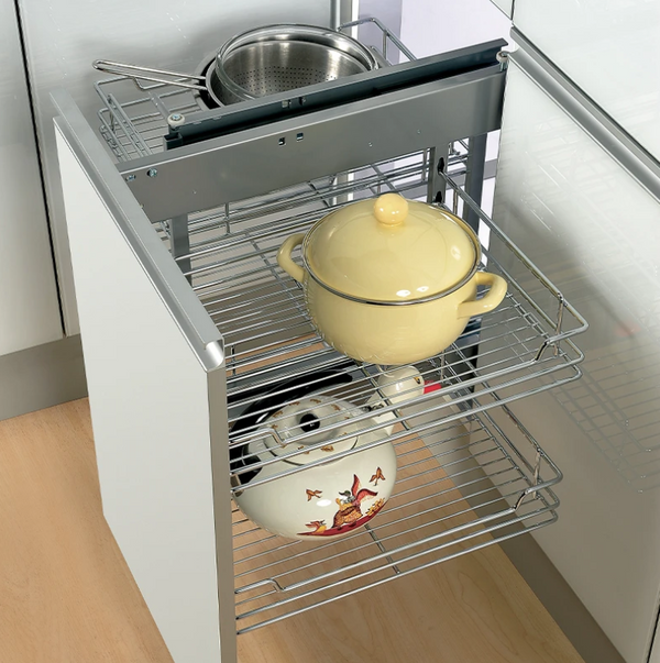 Chrome Full Access Corner Unit – For Blind Cabinets